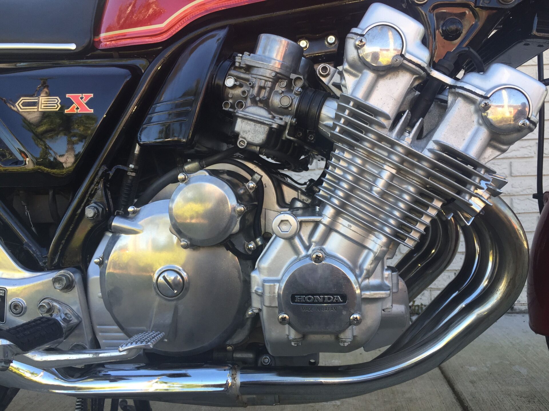 Honda CB X red 12